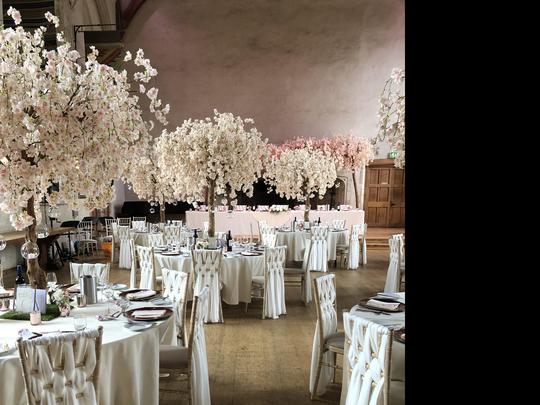 Wedding blossom trees